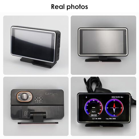 عداد السرعة العالمي لتحديد المواقع للسيارة HUD شاشة عرض السرعة الرقمية + كاميرا داش تسجيل فيديو DVR + إعادة تشغيل تتبع نظام تحديد المواقع مرة أخرى على الخريطة جهاز 3 في 1 in Kuwait