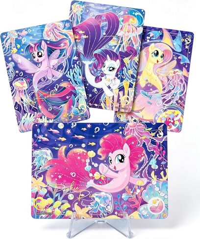 KAYOU My Little Pony Trading Cards Moon Edition Series 6 Collector Box 18 Booster Packs Rare Collectible Set【CN】 in Saudi Arabia