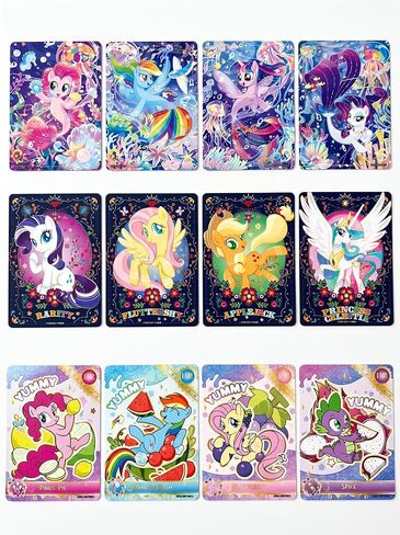 KAYOU My Little Pony Trading Cards Moon Edition Series 6 Collector Box 18 Booster Packs Rare Collectible Set【CN】 in Saudi Arabia