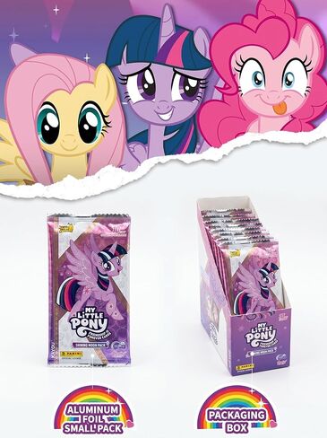KAYOU My Little Pony Trading Cards Moon Edition Series 6 Collector Box 18 Booster Packs Rare Collectible Set【CN】 in Saudi Arabia