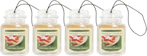 معطر هواء ألتيميت للسيارة من يانكي كاندل، معطر سيارة معلق، عطر سيارة يدوم طويلاً (البلسم والأرز) in Kuwait