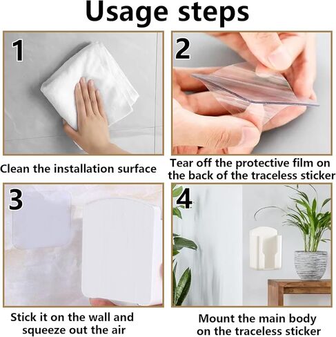 TV Remote Holder Wall Mount – 3 Pack Wall Organizer for Remote Control and Fan Remotes, Remote Wall Holder for Bedroom, Office, or Media Console (White) in Saudi Arabia