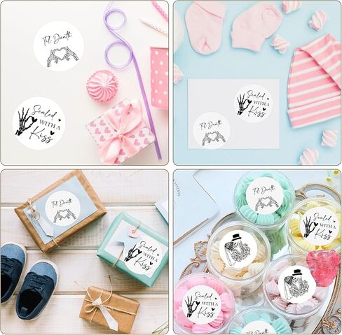 60pcs Till Death Stickers, Gothic Wedding Stickers, Skeleton Bridal Shower Labels, Skull Themed Bachelorette/Engagement Party Favors in Saudi Arabia