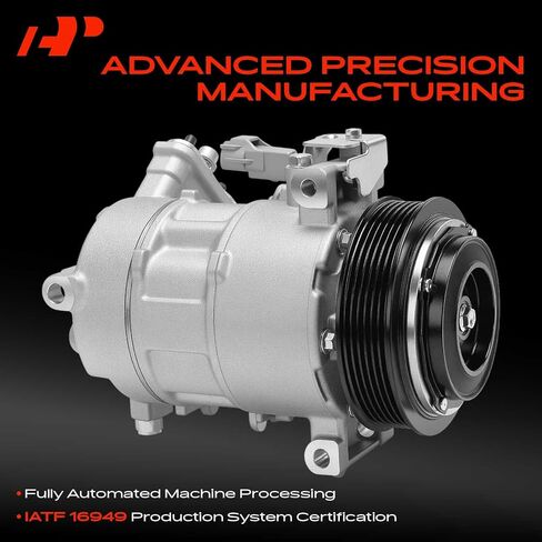 ضاغط مكيف هواء A-Premium مع قابض متوافق مع Jeep Renegade & Fiat 500X، 2014-2024، 1.6L 2.0L in Kuwait