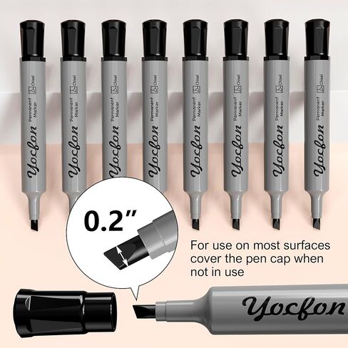 Permanent Markers,128 Pack, Crown Whiteboard Markers With Chisel Tip, Waterproof Markers, Works On Plastic, Wood, Stone And Metal For Doodling, Marking in Saudi Arabia