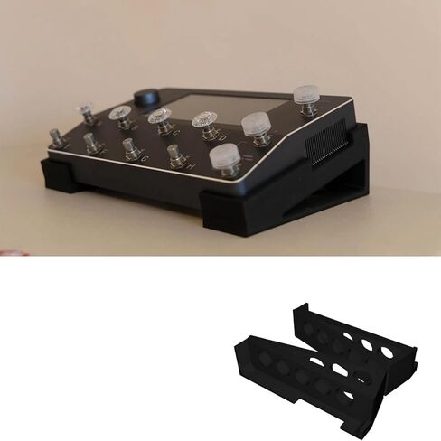 Tilt-Down Desktop Stand Compatible with Quad Cortex Processors, Angled Ventilated Stand with Optimized Port Access (2Pcs) in Saudi Arabia