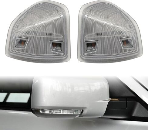stymart 2Pcs LED Side Mirror Turn Signal Light Compatible with 2010-2018 Dodge Ram 1500 2500 3500 4500 5500 Left and Right Lamps Clear Lens Replaces 68302829AA in Kuwait