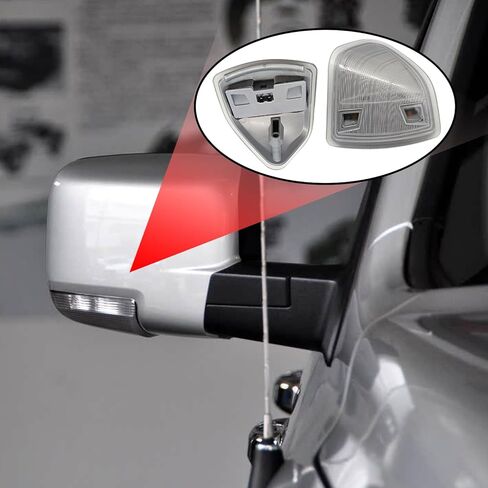 stymart 2Pcs LED Side Mirror Turn Signal Light Compatible with 2010-2018 Dodge Ram 1500 2500 3500 4500 5500 Left and Right Lamps Clear Lens Replaces 68302829AA in Kuwait