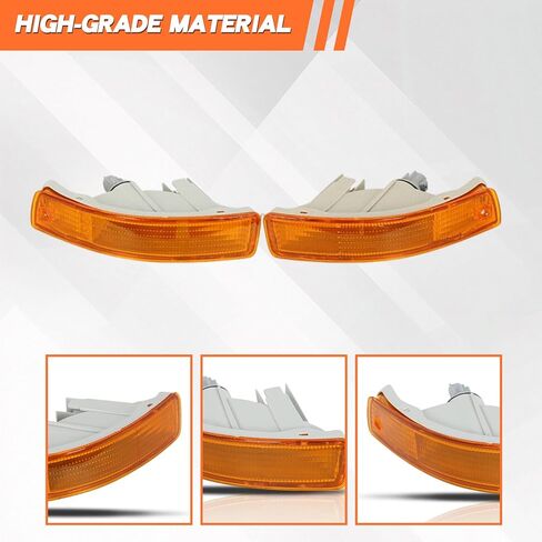 JX RACING Signal Lights Compatible with Toyoyta Corolla 1993-1997 AE100 JDM Front Bumper Lamp Turn Signal Light LH+RH Driver and Passenger Side 8151012720 8152012700 TO2531103 TO2530103 in Kuwait