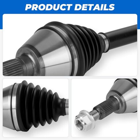 TadaMark 2PCs Front CV Axle Shaft Assembly Fit for Saturn Vue 2.4L 2008 2009 2010 L4-Not for Green Line model, Left Driver and Right Passenger Side in Kuwait