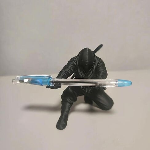 Ninja Warrior Pen Holder – Stylish Desk Organizer for Ballpoint Pens, Fountain Pens & Pencils, Ideal Gift for Friends & Coworkers in Kuwait