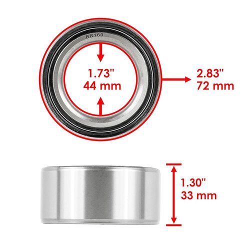 Caltric Front Rear Wheel Hub with Bearing Compatible with Polaris RZR XP Turbo/RZR XP 4 Turbo 2018-2021 in Kuwait