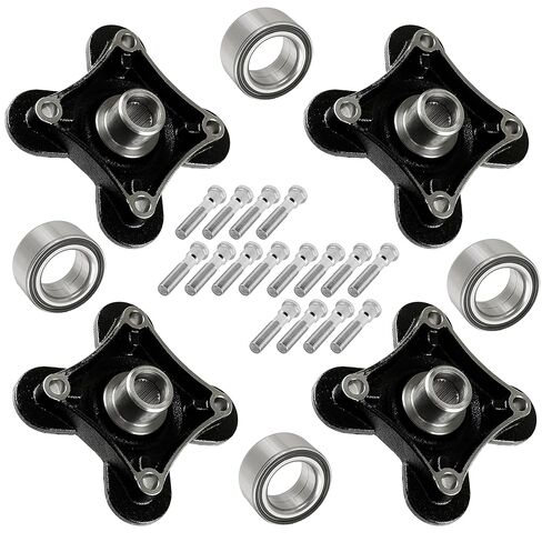 Caltric Front Rear Wheel Hub with Bearing Compatible with Polaris RZR XP Turbo/RZR XP 4 Turbo 2018-2021 in Kuwait