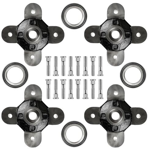 Caltric Front Rear Wheel Hub with Bearing Compatible with Polaris RZR XP Turbo/RZR XP 4 Turbo 2018-2021 in Kuwait