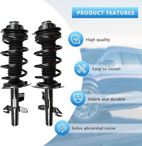 Complete Struts Spring Assembly Front Struts Shock Absorber Fit for 2014-2023 JEEP CHEROKEE Set of 2,OE: 173125 173126 in Saudi Arabia