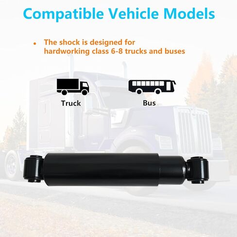 2 Pack 65148 Cab Suspension Shock Absorbers Set Fit for Freightliner M2 112 Century Argosy Classic Columbia Cascadia Coronado Sterling Western Star in Kuwait