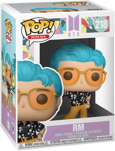 BTS - Dynamite - RM Funko Pop! Vinyl Figure (Bundled with Compatible Pop Box Protector Case), Multicolored, (3.75 inches) in Kuwait