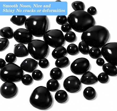 guduling 1000 Pcs Crochet Eyes for Animals,Craft Eyes for Crochet Stuffed Animals, Multiple Sizes Acrylic Black Safety Noses for Stuffed Doll,Crochets Toy (4-14mm) in Kuwait
