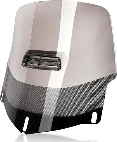 Motorcycle Windscreen with Air Vented, PSLER Windscreen Windshield with Air Vented for Goldwing GL1800 2001-2017 Smoke in Kuwait