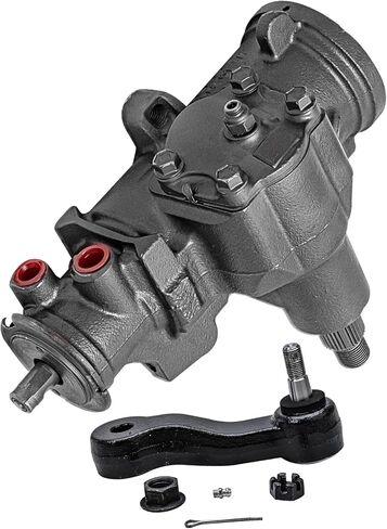 محور ديترويت - طقم علبة تروس توجيه كهربائي مكون من قطعتين لسيارة Chevy Silverado GMC Sierra 2500 2500HD 3500 3500HD، Suburban Avalanche Yukon XL 2500 Hummer H2، استبدال ذراع التباطؤ الأمامي لمجموعة علبة التروس in Kuwait