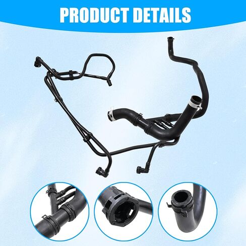 GXARTS Radiator Hose Upper LR050854 Compatible With Land Rover LR4 2014 2015 2016 3.0L in Kuwait