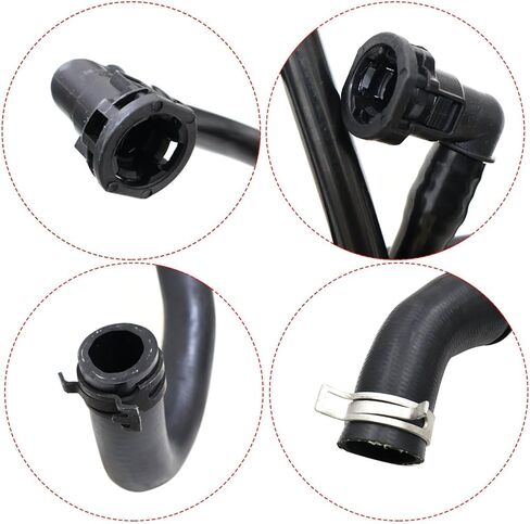 GXARTS Radiator Hose Upper LR050854 Compatible With Land Rover LR4 2014 2015 2016 3.0L in Kuwait
