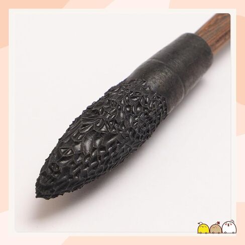 9-Piece Texture Brush Set for Clay & Pottery, Wood Handle Sculpting Tools for Ceramic Arts, DIY Modeling and Surface Design in Saudi Arabia