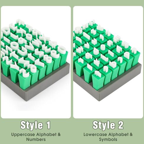 74PCS Alphabet Letter Stamps Set for Clay Pottery, Uppercase and Lowercase Letters, Numbers and Symbols, DIY Handmade Mold Tool Kit in Saudi Arabia