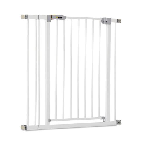 Hauck 59728 Open N Stop KD Pressure Fit Baby & Pet Safety Gate w/3.5" Extension, Accommodates 33 to 35" Wide Home Doorway, Stairway, or Hallway, White in Saudi Arabia