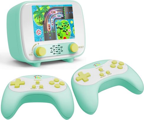 Mini Arcade Machine, Retro Gaming Console, Handheld Game Console with 156 Classic 16-Bit Video Games, 2.8 Inch Color Display, Rechargeable Battery, Support for TV Output, Birthday Present for Children in Saudi Arabia