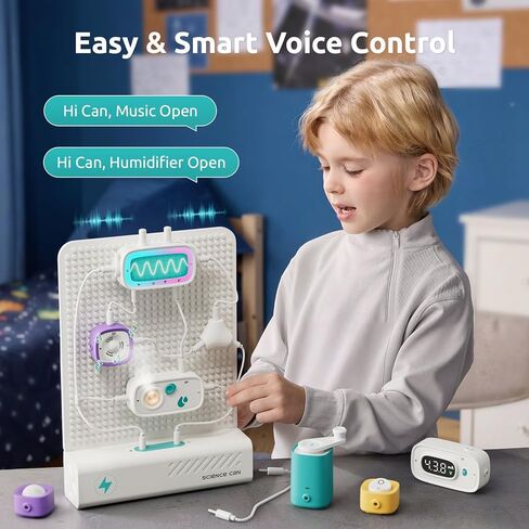 Science Can STEM Toys for Ages 8-13, Circuit Board for Kids with Smart Voice Control, Electronics Exploration Kit 120+ Circuit Projects, Educational Stem Kits for Kids Age 8-10 in Saudi Arabia