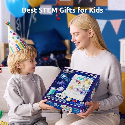 Science Can STEM Toys for Ages 8-13, Circuit Board for Kids with Smart Voice Control, Electronics Exploration Kit 120+ Circuit Projects, Educational Stem Kits for Kids Age 8-10 in Saudi Arabia