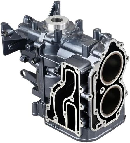 63V-15100-00-94 Outboard Engine Crankcase Assembly Fit for 2 Stroke 9.9HP 15HP 63V-15100 63V-15100-02-1S in Kuwait