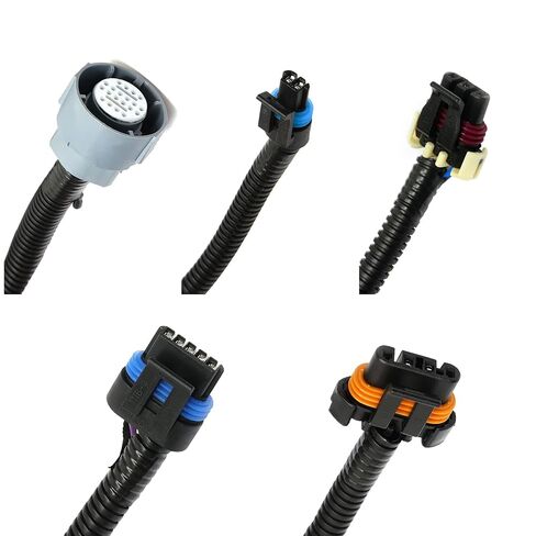 Standalone Wiring Harness, 4L60E DBC, Red/Blue PCM, Compatible with 1997-2006 GM LS1 Vortec Engine 4.8 5.3 6.0 L, LS Swap Engine Harness, Stand Alone Wire Harness, Drive by Cable Throttle Body in Kuwait