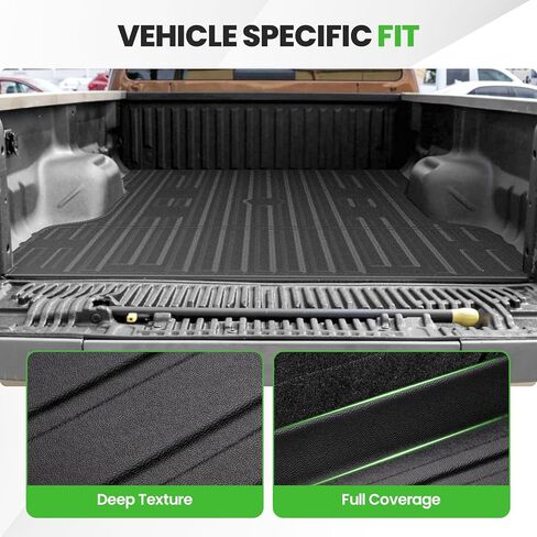 Cartist Truck Bed Mat for 1999-2016 Ford F-250/F-350/F-450 Super Duty 6.8FT, All Weather Bed Liner for F250 Accessories, Heavy Duty TPE Trunk Mat, Car Accessories in Kuwait