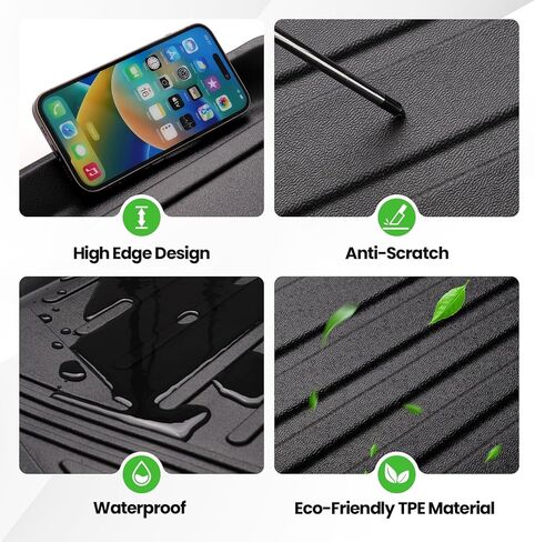 Cartist Truck Bed Mat for 1999-2016 Ford F-250/F-350/F-450 Super Duty 6.8FT, All Weather Bed Liner for F250 Accessories, Heavy Duty TPE Trunk Mat, Car Accessories in Kuwait
