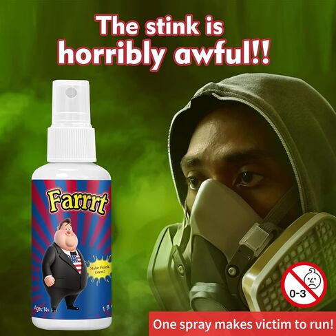 BLUEYE 2Packs Stink Spray,Extra Strong,Potent Stink Smell,Hilarious Gag Gifts,Funny Pranks Stuff for Adults,Stocking Stuffers -April Fools-Non Toxic Bad Gas in Saudi Arabia