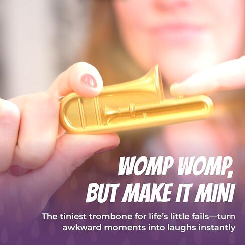 لعبة جديدة حزينة ترومبون - تعزف موسيقى Womp Womp - سلسلة مفاتيح صغيرة بحجم الجيب سيمفونية التعاطف - تلعب أغنية حزينة مؤثرة - هدية سخيفة in Kuwait