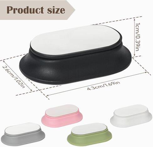 VZZNN 20 Pack Magnetic Remote Control Holder Wall Mount (5 Colors), Self Adhesive TV Remote Holder No Drill for Home Office TV, Fan and Air Conditioner Remote Control in Kuwait