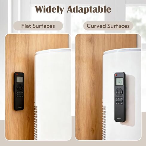 VZZNN 20 Pack Magnetic Remote Control Holder Wall Mount (5 Colors), Self Adhesive TV Remote Holder No Drill for Home Office TV, Fan and Air Conditioner Remote Control in Kuwait