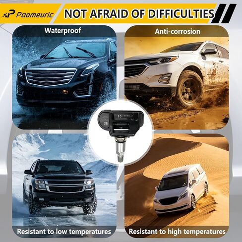 4PCS Tpms Sensors Set of 4 Tire Pressure Sensor 433MHz Compatible for Mercedes-Benz for Smart Tire Pressure Monitoring System Replaces A0009050030 9050030 A0009057200 9057200 in Kuwait