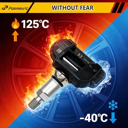 4PCS Tpms Sensors Set of 4 Tire Pressure Sensor 433MHz Compatible for Mercedes-Benz for Smart Tire Pressure Monitoring System Replaces A0009050030 9050030 A0009057200 9057200 in Kuwait