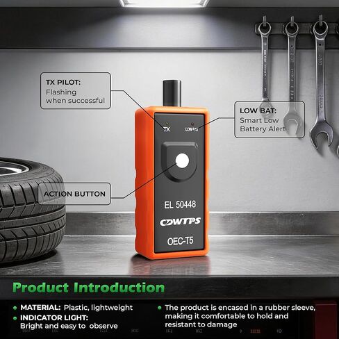 أداة إعادة تعلم CDWTPS GM TPMS لمستشعر الإطارات، أداة إعادة ضبط مستشعر مراقبة ضغط الإطارات لسيارة شيفروليه بويك كاديلاك جي إم سي، OEC-T5، EL 50448 in Kuwait