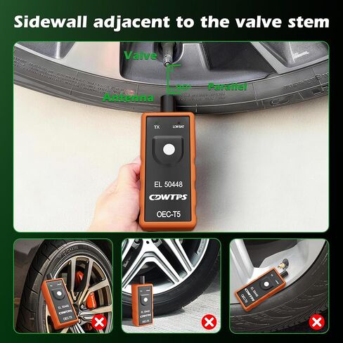 أداة إعادة تعلم CDWTPS GM TPMS لمستشعر الإطارات، أداة إعادة ضبط مستشعر مراقبة ضغط الإطارات لسيارة شيفروليه بويك كاديلاك جي إم سي، OEC-T5، EL 50448 in Kuwait