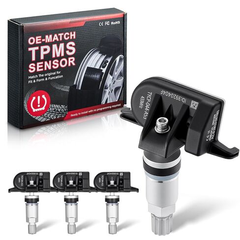 مجموعة مستشعر TPMS 433 ميجا هرتز مكونة من 4 نظام مراقبة ضغط الإطارات - متوافق مع BMW 1/2/3/4/5 Series X1 X2 X5 X6 Mini Cooper - استبدال 36106856209 36106881890 in Kuwait