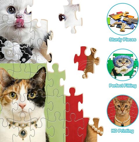 Puzzles for Kids Ages 6-8 8-10 Year Old - Cute Cats, 200 Pieces Jigsaw Puzzles for Kids Ages 10-12, Learning Educational Toys for Boys and Girls in Saudi Arabia