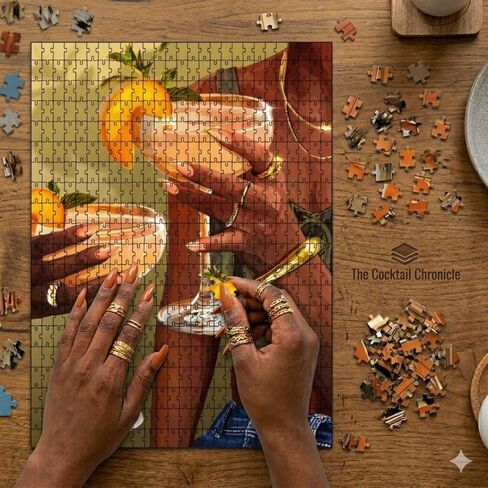 Smard Art Puzzle Golden Girls 1000 Piece Puzzle for Adults, Contemporary Fun Adult Puzzles Cocktail Art Puzzles for Adults 1000 Pieces, 18x24 Inch Jigsaw Puzzle in Saudi Arabia