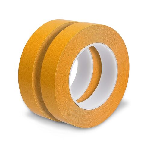 Double Sided Woodworking Tape 1 Inch x 82 Feet (2-Pack), Residue-Free, Removable Strong Double Sided Tape for Woodworking, Double Sided AdhesiveTape for Wood Templates, Edge Banding, Anchoring in Saudi Arabia