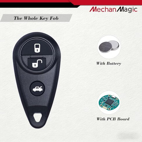 MechanMagic Key Fob Replacement Fits for 2005-2007 Subaru Legacy Outback / 2009 Forester / 2007-2009 Impreza WRX STI / 2006-2008 B9 Tribeca (NHVWB1U711) Keyless Entry Remote Control (Set of 2) in Kuwait