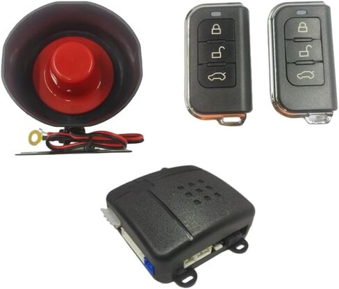 MACHSWON Car Keyless Entry System Kit with 2 Remote Controllers, Compatible with Any Vehicle Equipped with Central Locking Systems, 1 Set in Kuwait
